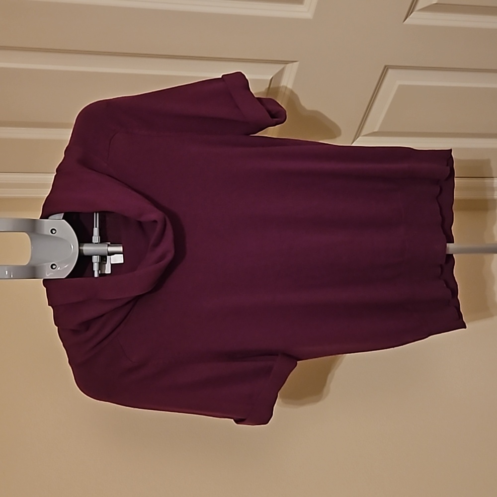 Purple Cowl Shirt
